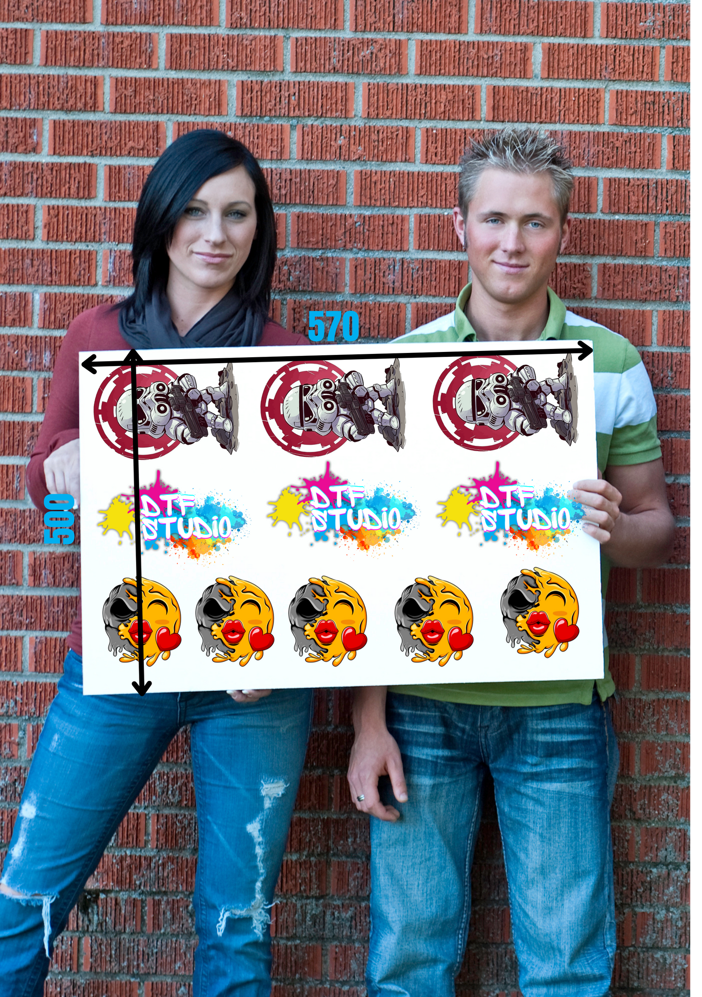 Build a DTF or UVDTF Gang Sheet